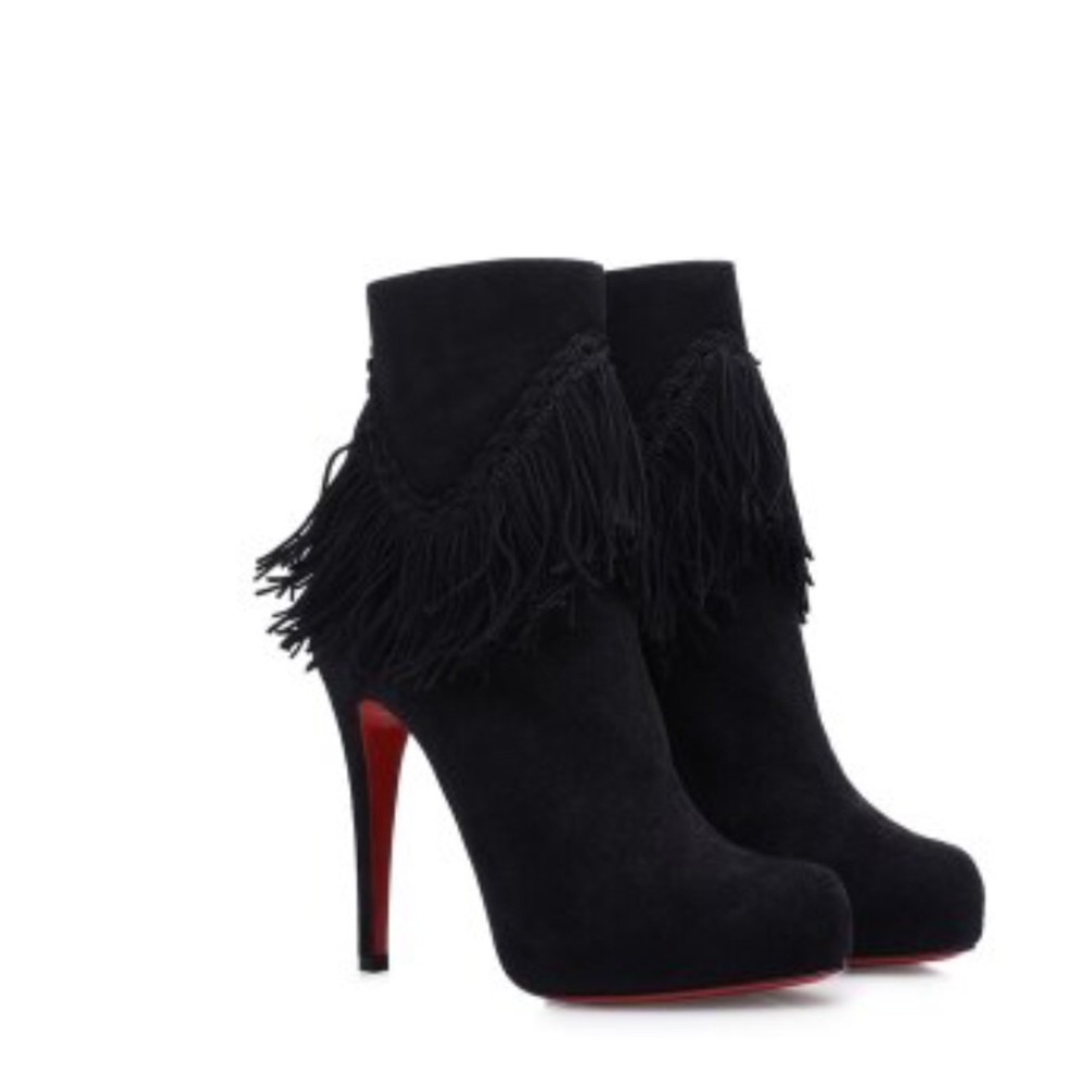 CHRISTIAN LOUBOUTIN ROM FRINGE BOOT